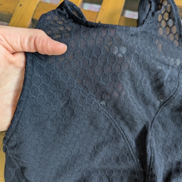 Lululemon Lab Long Line High Neck Mesh Bra - Picture 2 of 6